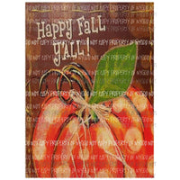 Happy Fall Painting 2 Sublimation transfers Heat Transfer