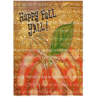 Happy Fall Painting 3 Sublimation transfers Heat Transfer