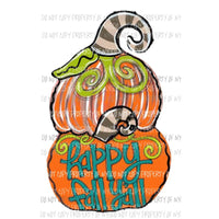 Happy Fall Yall 2 pumpkins Sublimation transfers Heat Transfer