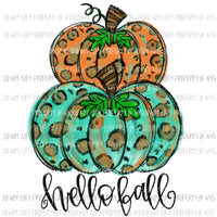 Hello Fall Pumpkins # 10 Sublimation transfers Heat Transfer