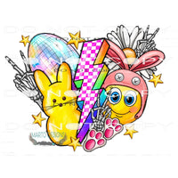 Hippie Easter #9913 Sublimation transfers - Heat Transfer