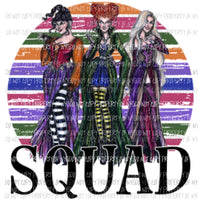 Hocus Pocus Squad # 8 Sublimation transfers Heat Transfer