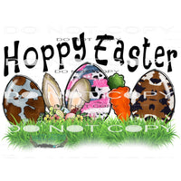 Hoppy Easter #9895 Sublimation transfers - Heat Transfer