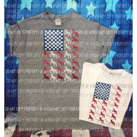 Horse flag 2 Sublimation transfers Heat Transfer