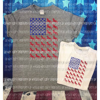 Horse flag 3 Sublimation transfers Heat Transfer