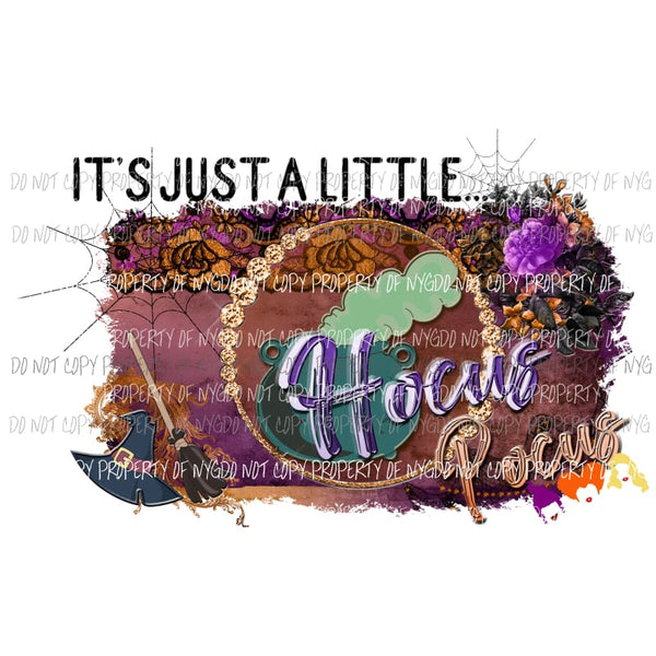 its a little hocus pocus sublimation transfer Heat Transfer