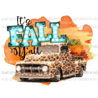 Its fall yall turquoise letters Sublimation transfers Heat Transfer