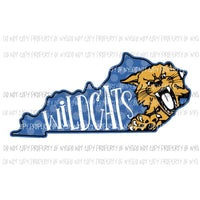 Kentucky Wildcats state Sublimation transfers Heat Transfer