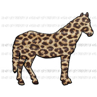 Leopard Horse Sublimation transfers Heat Transfer