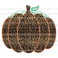 Leopard Pumpkin Sublimation transfers Heat Transfer