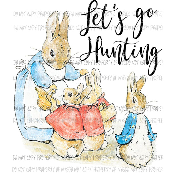 lets go hunting 1 Sublimation transfers Heat Transfer