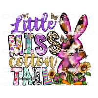 Little Miss Cotton Tail #9972 Sublimation transfers - Heat