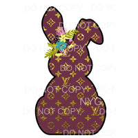 LV BUNNY # 4 Sublimation transfers - Heat Transfer