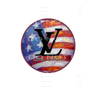 LV Flag Circle # 12114 Sublimation transfers - Heat Transfer