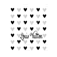 LV Hearts # 10023 Sublimation transfers - Heat Transfer