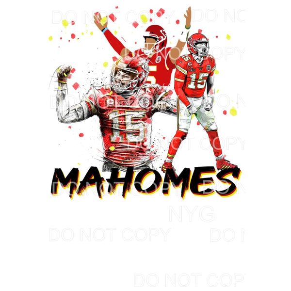 Mahomes chiefs kc # 10 Chiefs KC Sublimation transfers - 