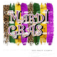 Mardi Gras #9793 Sublimation transfers - Heat Transfer