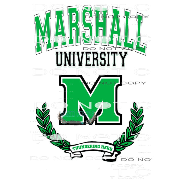 marshall university # 22113 Sublimation transfers - Heat