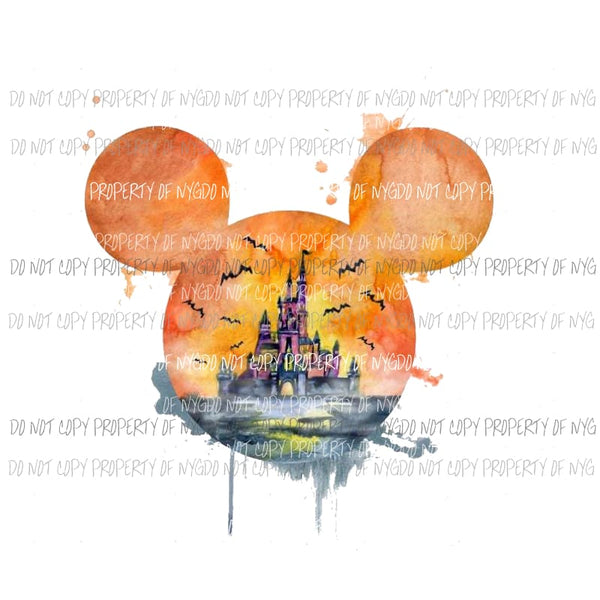 Mickey Disney Halloween 1 Sublimation transfers Heat Transfer