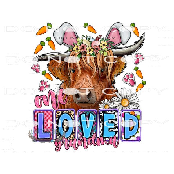 One Loved Grandma #9926 Sublimation transfers - Heat