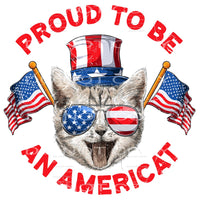 Proud To Be An Americat #5391 Sublimation transfers - Heat