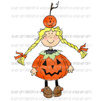 Pumpkin costume Sublimation transfers Heat Transfer