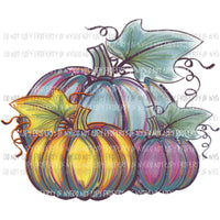 Pumpkin Trio Sublimation transfers Heat Transfer