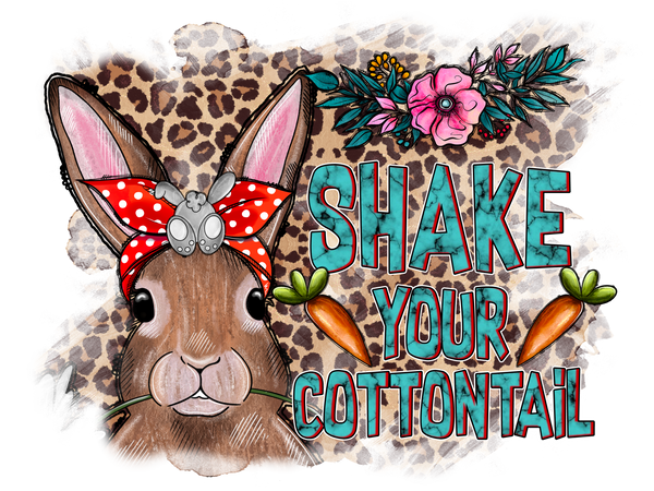 Shake Your Cottontail #9886 Sublimation transfers - Heat