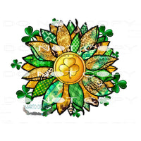 Shamrock Sunflower #9739 Sublimation transfers - Heat