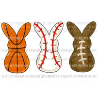 Sports Bunnies # 1 Sublimation transfers Heat Transfer