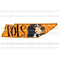 Tennessee Volunteers state Sublimation transfers Heat Transfer