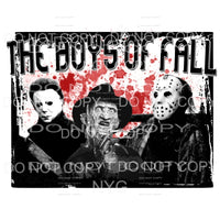 The Boys Of Fall Horror Movie Freddy Michael Sublimation 