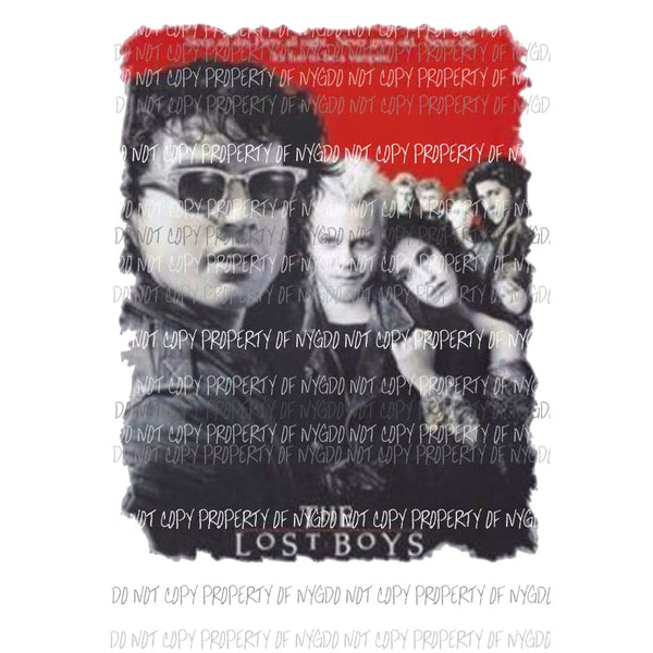 The Lost Boys Sublimation transfers Heat Transfer