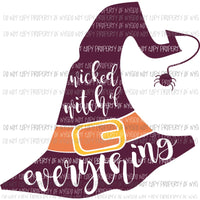 Wicked Witch of everything halloween fall Sublimation transfers Heat Transfer