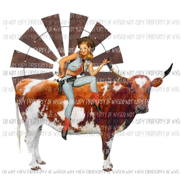 windmill cow sublimation transfer Heat Transfer