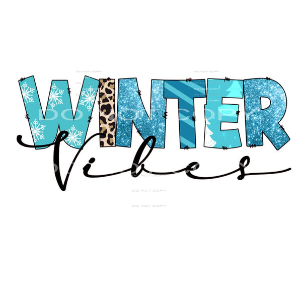 winter vibes #7547 Sublimation transfers - Heat Transfer