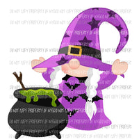 witch gnome 2 Sublimation transfers Heat Transfer