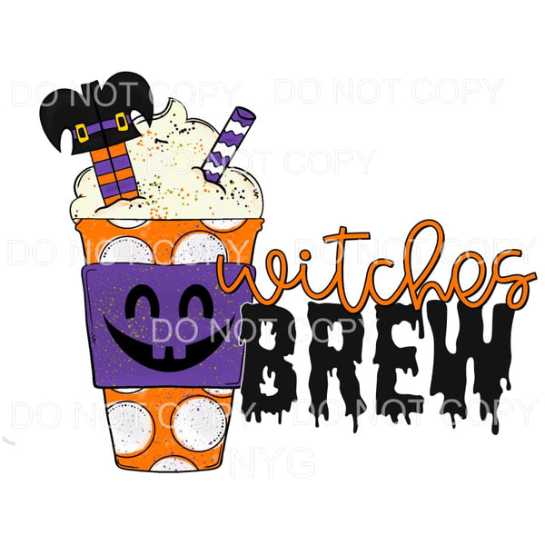 Witches Brew Coffee Sublimation transfers - Heat Transfer