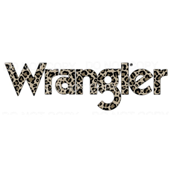 Wrangler #8 Sublimation transfers - Heat Transfer