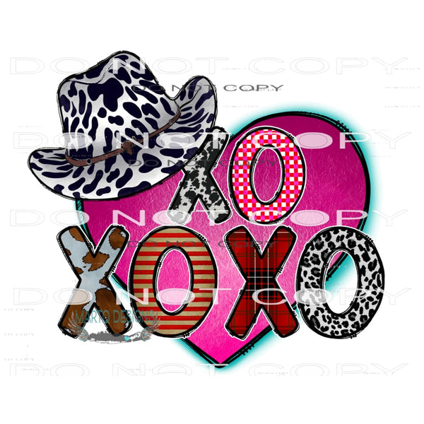 Xoxo #9514 Sublimation transfers - Heat Transfer Graphic Tee