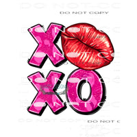 Xoxo Lips #8727 Sublimation transfers - Heat Transfer