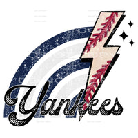 Yankees #6563 Sublimation transfers - Heat Transfer