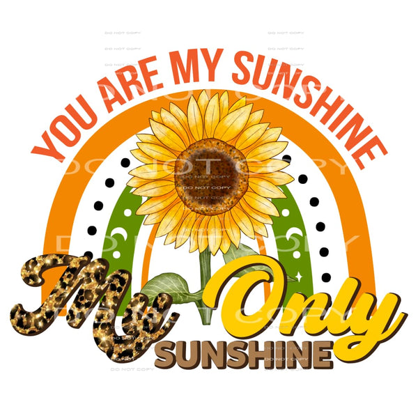 You Are My Sunshine My Only Sunshine #5104 Sublimation