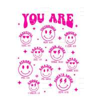 You Are Pink #4205 Sublimation transfers - Heat Transfer