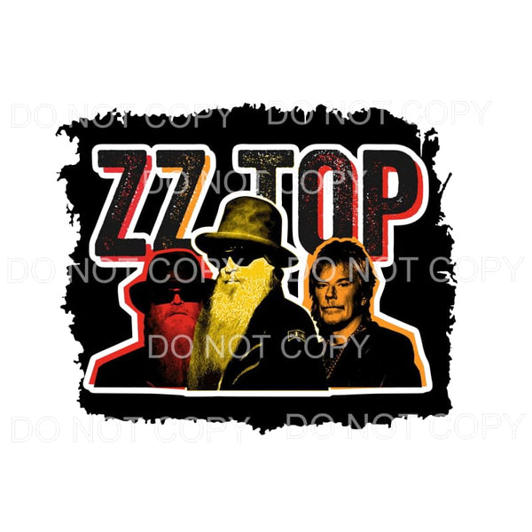 ZZ Top #13 Sublimation transfers - Heat Transfer