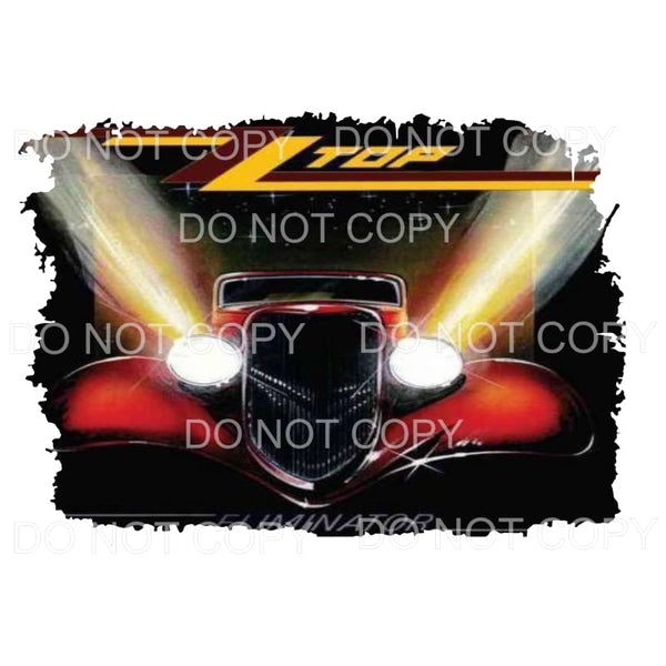 ZZ Top #14 Sublimation transfers - Heat Transfer